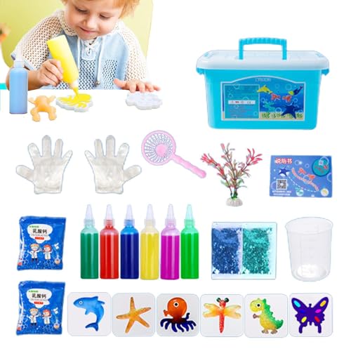 Senermter Magisches Wasserelfen-spielzeugset, Kreativ Set, Aqua Fairy Wassergel-Set, Magisches Wasser Gel Perlen von Senermter