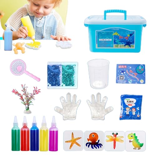 Senermter Magisches Wasserelfen-spielzeugset, Kreativ Set, Aqua Fairy Wassergel-Set, Magisches Wasser Gel Perlen von Senermter