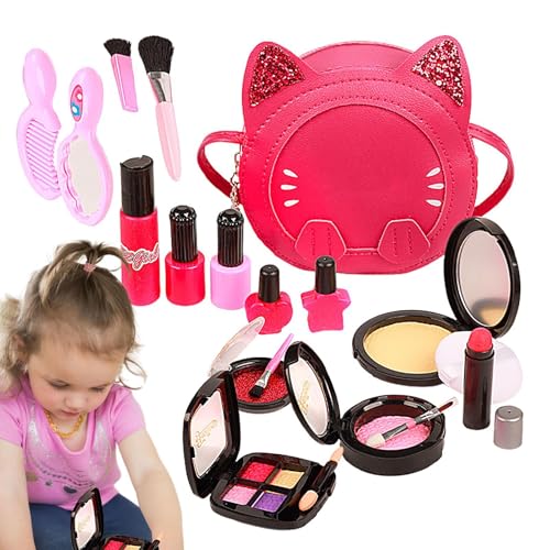 Senermter Spielzeug-Kosmetikset für Kinder,Pretend Make-up-Set,Stellen Sie Sich vor, Cartoon-Make-up-Spielzeug | Rollenspielspielzeug für Kinder, Anziehspielset zur Verbesserung der praktischen von Senermter