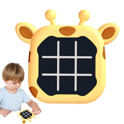 Tic-tac-Toe Bolt-Spiel, Tragbare 3-in-1-puzzlespielkonsole, Elektronisches Tic-tac-Toe-Spiel, Puzzle Spielkonsole, Brettspiele Für Kinder Und Erwachsene von Senermter