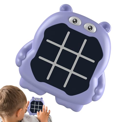 Tic-tac-Toe Bolt-Spiel, Tragbare 3-in-1-puzzlespielkonsole, Elektronisches Tic-tac-Toe-Spiel, Puzzle Spielkonsole, Brettspiele Für Kinder Und Erwachsene von Senermter