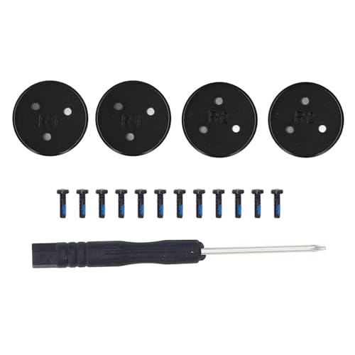 4PCS Drohnen-Motorkappe, schützende Aluminiumlegierung, leichtes, staubdichtes Drohnenzubehör für AVATA 2 (Schwarz) von Senrusa