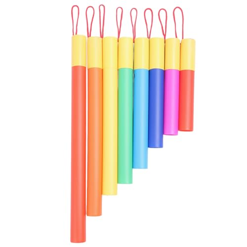 8pcs Musical Sound Tube Set Kunststoff Interaktives Bildungsmusikrohr -Percussion -Instrument für Kinder von Senrusa