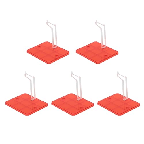 Senrusa 5PCS -Aktionsabbildung Anzeige Halter Basis Kunststoff -Plastik -Puppenmodell -Unterstützung für 1/144 Robotermodell von Senrusa