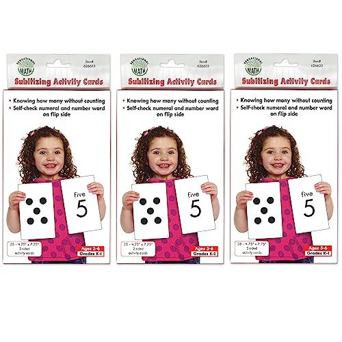 Subitizing Activity Cards, 38 Per Pack, 3 Packs von Sensational Math