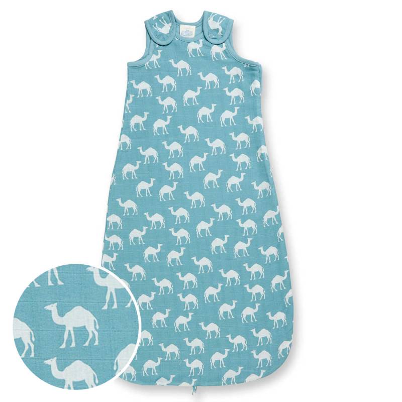 Sense Organics - Babyschlafsack dusty blue "Kamel" 110 cm von Sense Organics