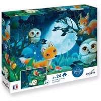 SentoSphere - Calypto - Puzzle - Tiere in der Nacht, 2x24 Teile von SentoSphere