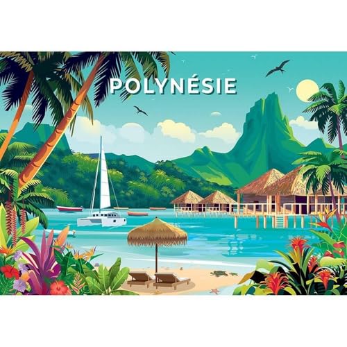 Puzzle 1000 Teile – Französisch-Polynesien – Sentosphère – Kreation von Veronique Debroise – Aktivität in der Familie – Erwachsene Puzzle 1000 Teile – Französisch-Polynesien – Sentosphère – Kreation von Veronique Debroise – Aktivität in der Familie – Erwachsene von Sentosphere