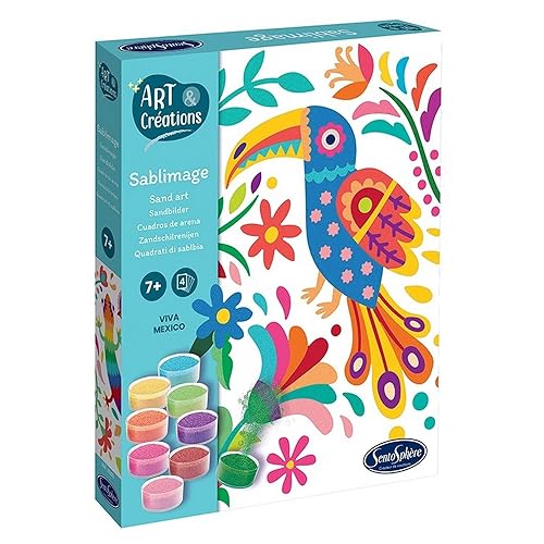 Sentosphere Sand Art Set Viva Mexico - 4 Bretter, 16 Sandfarben, 3-8 Jahre Sentosphere Sand Art Set Viva Mexico - 4 Bretter, 16 Sandfarben, 3-8 Jahre von Sentosphere