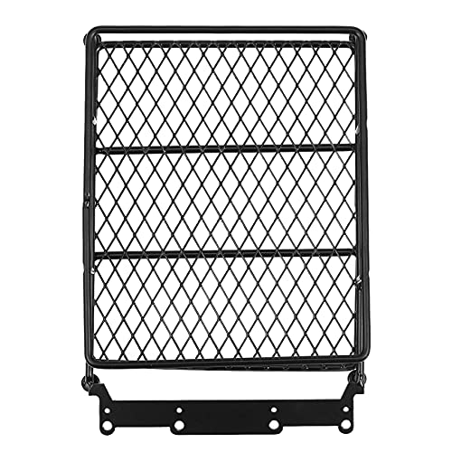 Seprendi 1/10 RC Auto Rock Crawler Metall Dachträger Gepäckträger mit LED Lichter Bar für CC01 AXIAL SCX10 D90 Seprendi 1/10 RC Auto Rock Crawler Metall Dachträger Gepäckträger mit LED Lichter Bar für CC01 AXIAL SCX10 D90 von Seprendi