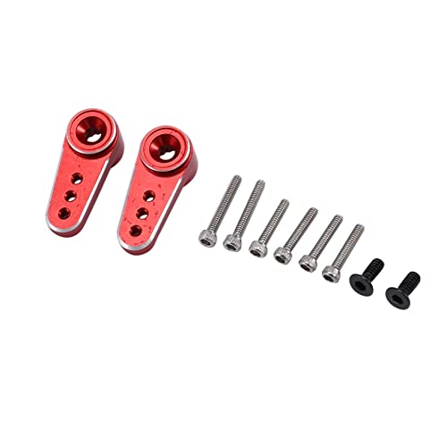 Seprendi 2 Stück Metall 15T Servo Arm Servo Horn Fit ES08MA Servo für Axial SCX24 1/24 RC Crawler Auto Upgrade Teile, 2 von Seprendi