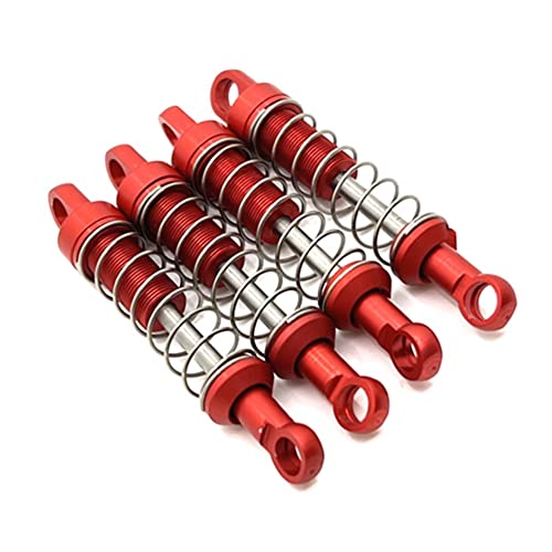 Seprendi MN78 Metall-Dämpfer vorne und hinten für MN78 MN-78 MN 78 1/12 RC Auto Upgrades Teile Zubehör, rot von Seprendi