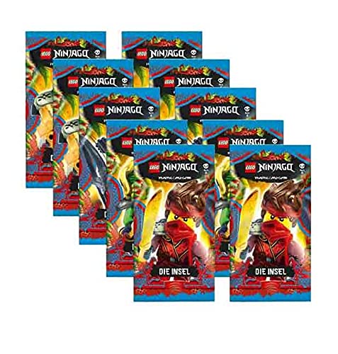 Blue Ocean Lego® Ninjago™ Trading Cards Serie 6 "DIE Insel - 10 Booster je 5 Cards Trading Cards von Serie 2