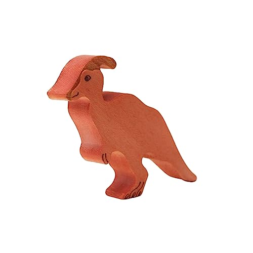 Serli - Dinosaurier Parasaurolopus, Spielfigur, Holzspielzeug, für Kinder ab 3+ Jahren, Holzspielzeug Sammlerstück, Handbemaltes Holzspielzeug, FSC-zertifizierte Materialien von Serli