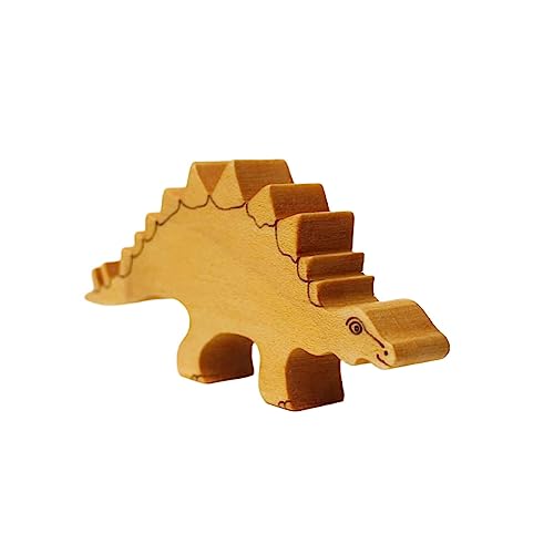 Serli - Dinosaurier Stegosaurus, Spielfigur, Holzspielzeug, für Kinder ab 3+ Jahren, Holzspielzeug Sammlerstück, Handbemaltes Holzspielzeug, FSC-zertifizierte Materialien von Serli