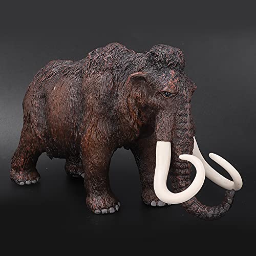 Elefant Tierspielzeug, Multifunktionsmodellbausatz Statue niedliches Tiermodell Kunststoff realistisch simuliertes Spielzeug Tierfigur Spielzeug für Jungen und Mädchen(Altes Mammut) von Serlium