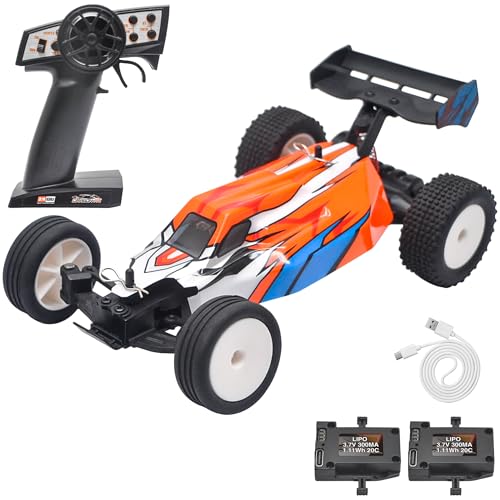 Serpent 1:24 Mini RC Car mit Gyro, 1/24 Scale 2.4GHz Off-Road RC Car, All Terrain Off-Road Buggy RTR, High Performance mit 2 Batterien 1 USB Datenkabel Serpent 1:24 Mini RC Car mit Gyro, 1/24 Scale 2.4GHz Off-Road RC Car, All Terrain Off-Road Buggy RTR, High Performance mit 2 Batterien 1 USB Datenkabel von Serpent