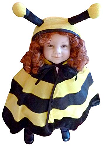 Bienen-Kostüm, An72 74-98, Umhang für Baby Babies Klein-Kind, Biene Wespe Kostüm-e Fasching Karneval Kleinkinder-Karnevalskostüme Faschingskostüme von Seruna