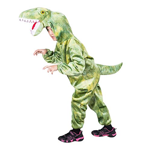 Dino-Kostüm T-Rex, F122 104-110, für Kind-er, Tyrannosaurus Dinosaurier-Kostüme Drache-n Fasching Karneval Karnevalskostüm-e Kinder-Faschingskostüme von Seruna