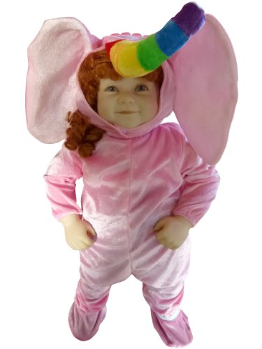 Elefanten-Kostüm, F86 Gr. 80-86, für Klein Kinder, Elefant Faschingskostüm, Elefanten-Kostüme Elefanten-Kinderkostüm für Fasching Karneval, Klein-Kinder Karnevalskostüme, Kinder-Faschingskostüme von Seruna