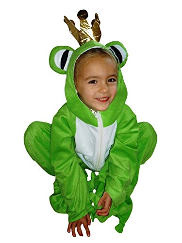 Frosch-König Kostüm, Sy12 80-86, für Baby Babies Klein-Kind, Frösche Märchen Kostüm-e Fasching Karneval Kleinkinder-Karnevalskostüme Faschingskostüme von Seruna