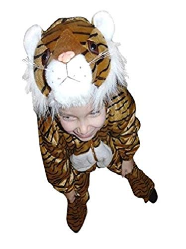 Seruna Tiger-Kostüm, F14 92-98, für Klein-Kind Baby Babies, Wild-Katze Kostüm-e Fasching Karneval Kleinkinder-Karnevalskostüme Kinder-Faschingskostüme von Seruna