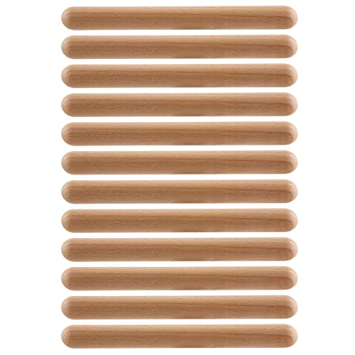 Sessleger 6 Paar Holzklaven Percussionsinstrument Musikinstrument Rhythmusstöcke Percussion Rhythmus Sticks Kinder Musikspielzeug von Sessleger