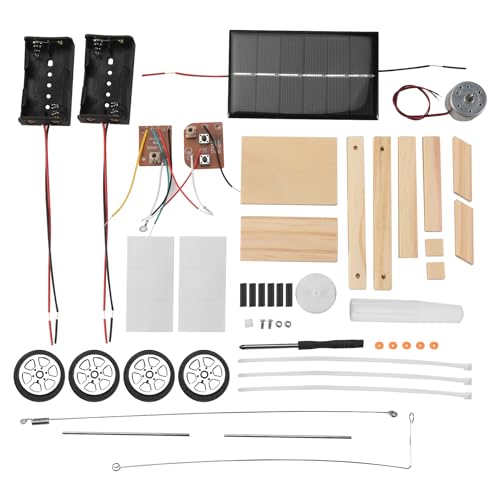 Sessleger Montieren Sie das Solarauto mit Fernbedienung, RC-Auto, Lernen, Basteln, Wissenschaft, Technologie, Auto, Set für Kinder, Geschenke von Sessleger