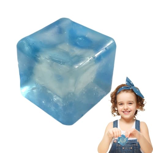 Cube Stress Balls for Adults, Cube Anti Stress Spielzeug Für Kinder Und Erwachsene, Squeeze Cube Squishy Sugar Balls, , Ice Cubes Antistressball Quetsch Spielzeug, Stress Relief Sensory Balls Toys von Setauoo