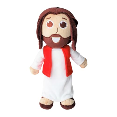 Jesus Plüschpuppe, 30cm Jesus Kuscheltie Sprechende Jesus Puppen, Spricht 10 von Jesu Bibelversen, Jesus Plüschfigur, Jesus Plüschtier, Jesus-Stofftier für Baby Schlafenszeit-Begleiterpuppen, Taufgesc von Setauoo