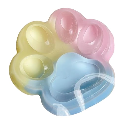 Katzenpfoten Quetschspielzeug, Katzenpfoten Squishy, Cat Squishy Quetschspielzeug, Cat Paw Pinch Fidget Toy, Regenbogen Katzenpfotenspielzeug, Anti Stress Und Angst Relief von Setauoo