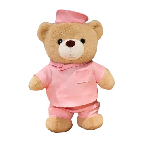Setauoo Ärzte-Bär, Sanfte Kuschelfigur Flauschiges Plüschtier, Kinder Kissen Geschenkidee für Baby Mädchen Kinderzimmer Schlafzimmer Weihnachten Halloween Büro Schreibtisch Familie Setauoo Ärzte-Bär, Sanfte Kuschelfigur Flauschiges Plüschtier, Kinder Kissen Geschenkidee für Baby Mädchen Kinderzimmer Schlafzimmer Weihnachten Halloween Büro Schreibtisch Familie von Setauoo