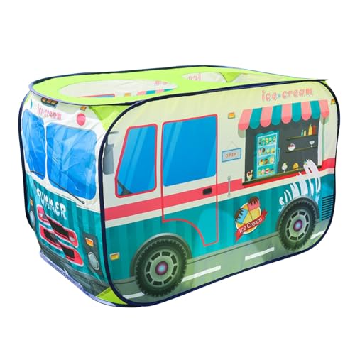 pop ups Zelt Für Kinder, 28x28 X45 Zoll Großes Spielzelt, Faltbares Pop Out Zelt Mit Cartoon Motiv, Indoor Outdoor-Aktivitäten Für Kindergroßes Zelt Für Rollenspiele, Spiele, Partys, Foto-Requisiten von Setauoo