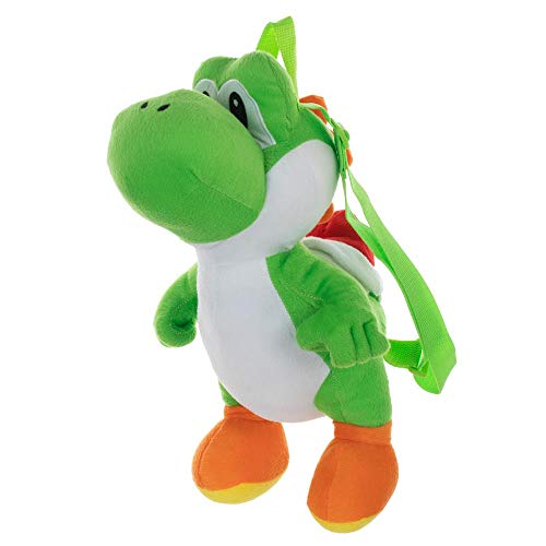Seven Times Six Nintendo Super Mario Bros Yoshi 3D Plüsch Charakter Rucksack, Grün , Einheitsgröße, Modern Seven Times Six Nintendo Super Mario Bros Yoshi 3D Plüsch Charakter Rucksack, Grün , Einheitsgröße, Modern von Seven Times Six