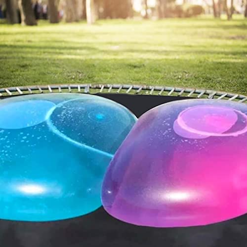 4er-Pack Wasserblasenball Wasserball transparenter Hüpfballon, aufblasbarer Wasserball Magischer Blasenball hüpfende Luftballons Aufblasbarer Wasserball Beach Garden Ball Party im Freien,4 Farben Groß von SevenMye