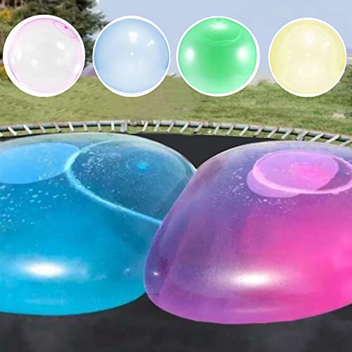 Transparent Water Bubble Ball Transparent Bounce Balloon Inflatable Water Ball Transparent Beach Bounce Balloon Water Ball (Blau) von SevenMye