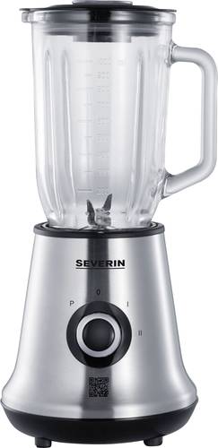 Severin SM 3737 Smoothie-Maker 500W Edelstahl (gebürstet), Schwarz von Severin