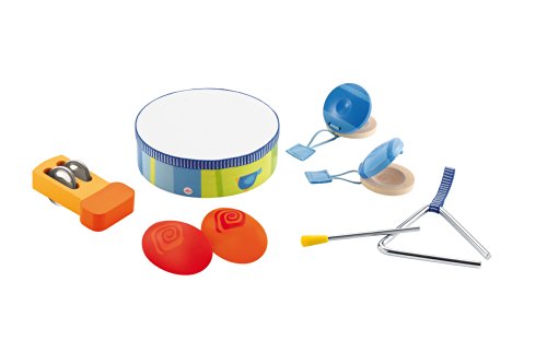 Percussion-Set | Sevi | Kindermusikspiele. Um Spielen zu Lernen | cm | Musikinstrumente aus Holz | Modell 82014 von Sevi