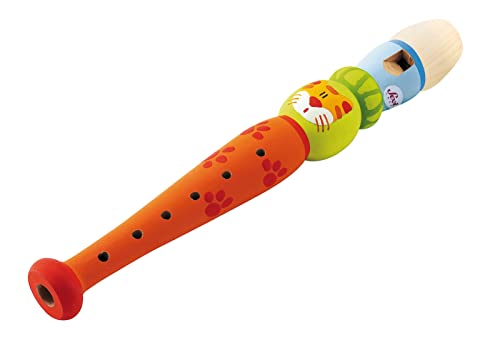 Flöte | Sevi | Kindermusikspiele. Um Spielen zu Lernen | 20cm | Musikinstrumente aus Holz | Modell 81859 von Trudi