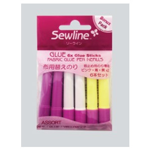 Sewline Nachfüllpack für Klebstift - 6 Stk von Sewline