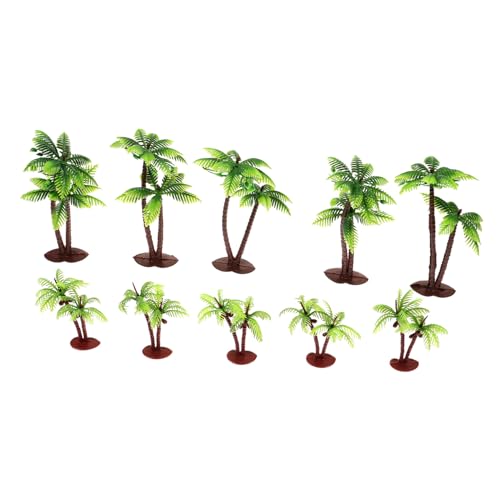 Sewroro 10 Stück Teiliges Miniatur Palmenbaum Modell Künstliche Landschaftsbäume für Sandtisch Leichtes Detailreiches Modellbau Zubehör für DIY Mikro Szenen und Architekturmodelle Sewroro 10 Stück Teiliges Miniatur Palmenbaum Modell Künstliche Landschaftsbäume für Sandtisch Leichtes Detailreiches Modellbau Zubehör für DIY Mikro Szenen und Architekturmodelle von Sewroro