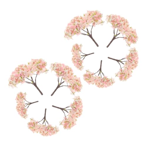 Sewroro 10 Stück Teiliges Miniatur kirschblütenbaum Lebensechte Sandtisch landschaftsbäume in Realistische Mikro Diorama Dekoration für Modellbau und Gartenornamente Sewroro 10 Stück Teiliges Miniatur kirschblütenbaum Lebensechte Sandtisch landschaftsbäume in Realistische Mikro Diorama Dekoration für Modellbau und Gartenornamente von Sewroro