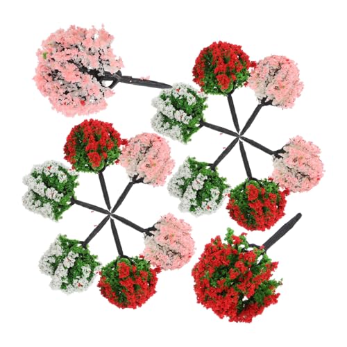 Sewroro 15 Stück Teiliges Miniatur Baum Modell Realistische Sandtisch Bäume mit Roter Weißer und Blütenmix Naturgetreue Mikro Landschaftsdeko für Modellbau Garten und DIY Dioramen Sewroro 15 Stück Teiliges Miniatur Baum Modell Realistische Sandtisch Bäume mit Roter Weißer und Blütenmix Naturgetreue Mikro Landschaftsdeko für Modellbau Garten und DIY Dioramen von Sewroro