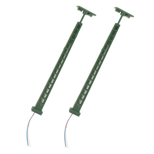 Sewroro 2 Stück Maßstab Verkehrs und Modell für Modelleisenbahn Zubehör Warmweißes Licht DIY Landschaftsdekoration Sewroro 2 Stück Maßstab Verkehrs und Modell für Modelleisenbahn Zubehör Warmweißes Licht DIY Landschaftsdekoration von Sewroro