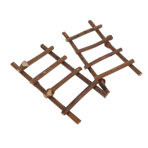Sewroro 2 Stück Mini Rattanleiter Dekoration Natürliches Mikro Landschaftsmodell Puppenhaus Deko Für Mini Garten DIY Bastelzubehör Rustikale Szene Sewroro 2 Stück Mini Rattanleiter Dekoration Natürliches Mikro Landschaftsmodell Puppenhaus Deko Für Mini Garten DIY Bastelzubehör Rustikale Szene von Sewroro