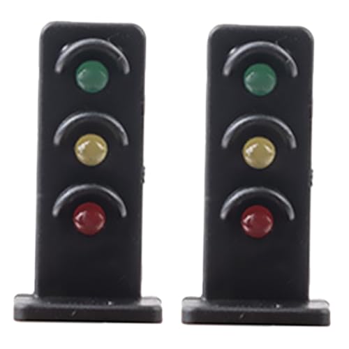 Sewroro 2 Stück Miniatur Eisenbahn Licht Realistische Sandtisch Dekoration Kleine Landschaft Beleuchtung Detailreiche Modelleisenbahn Zubehör für Gebäude und Gelände Sewroro 2 Stück Miniatur Eisenbahn Licht Realistische Sandtisch Dekoration Kleine Landschaft Beleuchtung Detailreiche Modelleisenbahn Zubehör für Gebäude und Gelände von Sewroro