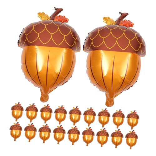 Sewroro 25 Stück Teiliges Aluminiumfolie Luftballons Kiefernzapfen-design Leichte Aufblasbare Herbstdeko für Thanksgiving Party Wetterbeständige Party Supplies für Innen Außenbereich Sewroro 25 Stück Teiliges Aluminiumfolie Luftballons Kiefernzapfen-design Leichte Aufblasbare Herbstdeko für Thanksgiving Party Wetterbeständige Party Supplies für Innen Außenbereich von Sewroro