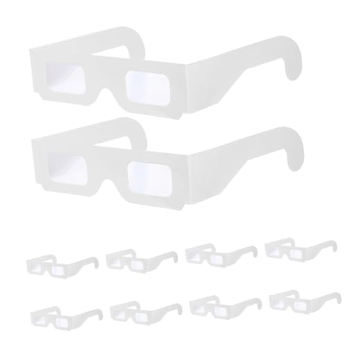 Sewroro 25 Stück Teiliges Feuerwerk Papierbrillen Bunte Diffraktionspartybrillen für Festivals und Feiern Leichte Diy-gläser mit Rainbow-effekt Lustige Festivalaccessoires für Kreative Sewroro 25 Stück Teiliges Feuerwerk Papierbrillen Bunte Diffraktionspartybrillen für Festivals und Feiern Leichte Diy-gläser mit Rainbow-effekt Lustige Festivalaccessoires für Kreative von Sewroro