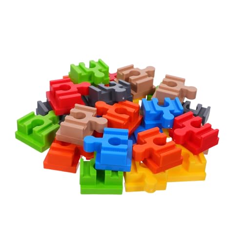 Sewroro 28 Stück Teiliges Holzschienen-verbinderset Mehrfarbige Holz-zugschienen-Adapter für Präzise Passform Kompatibel mit Führenden Holz-eisenbahnsystemen Fördert Inspirierendes Lernen Sewroro 28 Stück Teiliges Holzschienen-verbinderset Mehrfarbige Holz-zugschienen-Adapter für Präzise Passform Kompatibel mit Führenden Holz-eisenbahnsystemen Fördert Inspirierendes Lernen von Sewroro