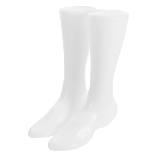 Sewroro 2st Fußform-Schuhspanner Socken Fußmodell Falsche Füße Schaufensterpuppenfüße Für Socken Fuß Schaufensterpuppe Sockenfußmodell Füße Socken Modell Mannequin-fuß Plastik Weiß von Sewroro